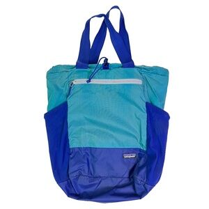 PATAGONIA Ultralight Black Hole Tote Bag Pack 27L Backpack Blue Aqua